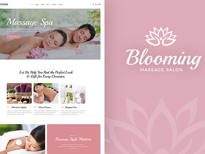 Blooming – Spa and Beauty Shop WP Theme beauty shop wordpress theme spa wordpress theme web design wordpress theme wordpress themes