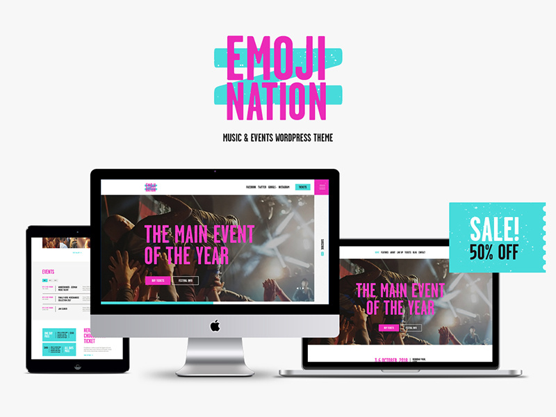 EmojiNation | Night Club & Concert WordPress Theme essential grid photos information about artists dj concert wordpress blog wordpress wordpress themes wordpress template festival wordpress theme dj wordpress theme night club wordpress theme concert wordpress theme