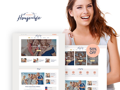 Modern Housewife | Women & Family WordPress Blog Theme blog blogging business web design webdesign wordpress wordpress theme wordpress themes