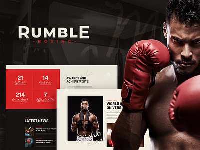 Rumble | Boxing & Mixed Martial Arts WordPress Theme blog wordpress theme design web design webdesign wordpress wordpress theme wordpress themes