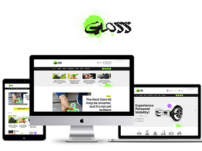 Gloss | Viral News Magazine WordPress Blog Theme blog blogging web design webdesign wordpress wordpress theme wordpress themes