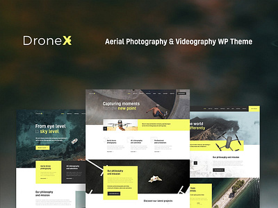 DroneX | Aerial Photography & Videography WordPress Theme web design webdesign wordpress wordpress design wordpress theme wordpress themes