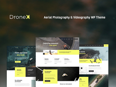DroneX | Aerial Photography & Videography WordPress Theme