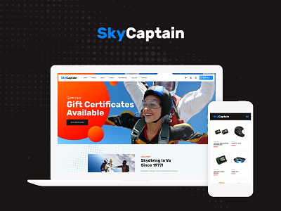 SkyCaptain | Skydiving & Extreme Flying Sports WordPress Theme blog web design webdesign wordpress wordpress design wordpress theme wordpress themes