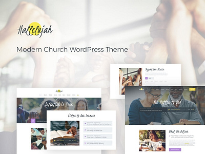 Hallelujah | Church & Religion WordPress Theme blog blogging web design webdesign wordpress wordpress design wordpress theme wordpress themes