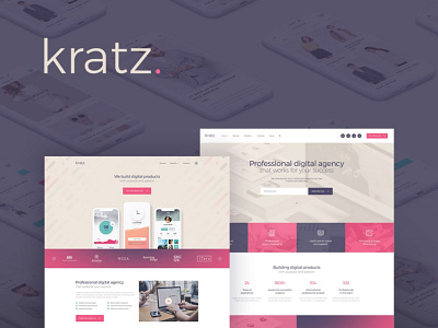 Kratz | Digital Agency WordPress Theme blog web design webdesign wordpress wordpress design wordpress theme wordpress themes