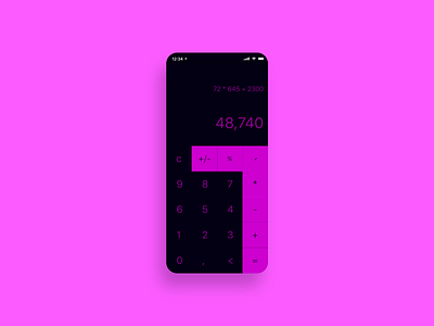 Daily UI 4 - Calculator