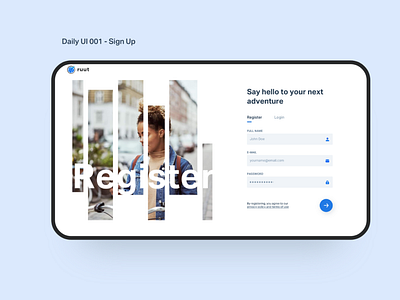 Daily Ui 001 - Sign Up