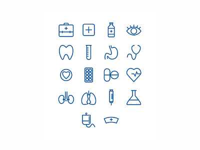 Medical Icons design designs health healthcare icon icon design icon set icons illustration medical medicine set