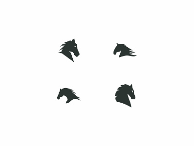 Simple Horse Head Logo animal brand identity branding design designs horse horse logo horses illustration logo logo design simple simple design simple logo vector wildlife