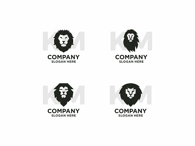 Lion Head Logo Template animal brand brand identity branding design head illustration lion lion head lion king lion logo logo template template design vector wild wild animal wildlife