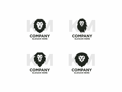 Lion Head Logo Template