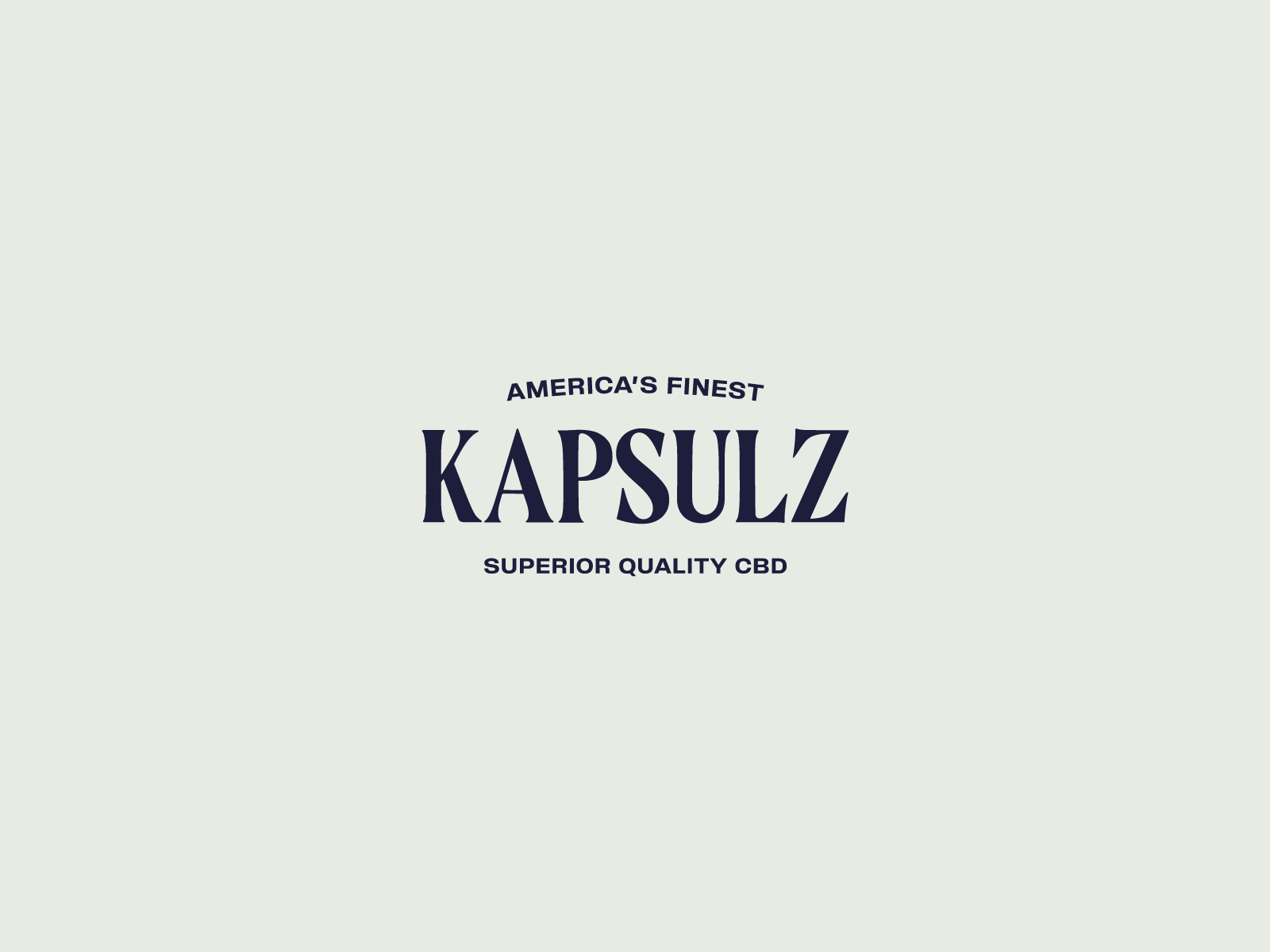 Kapsulz logotype branding cbd hemp logotype logotype design