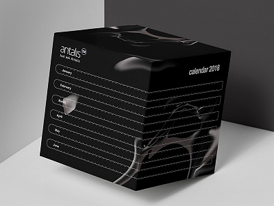 Antalis calendar 2018 | design concept antalis calendar concept corporate gift packaging