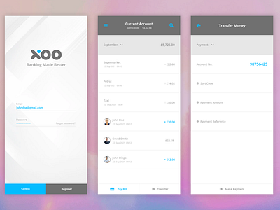 Banking Mobile UI