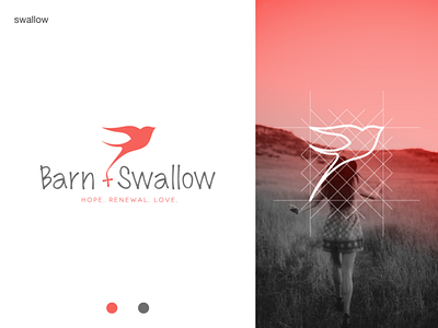 Barn + Swallow bird care feminine fresh handwritten hope love personal swallow