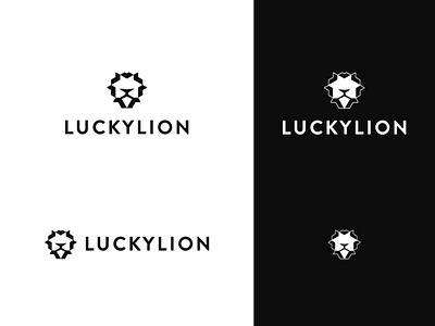 LuckyLion logo lion lion logo logo lucky modern