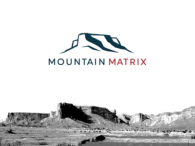 Mountain Matrix adventure design finance hill landscape logo mountain nature