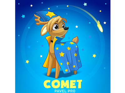 Comet character comet coreldraw game vector