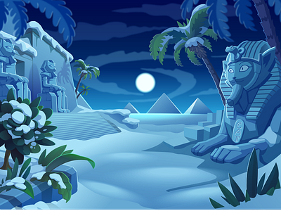 Egypt Winter vector