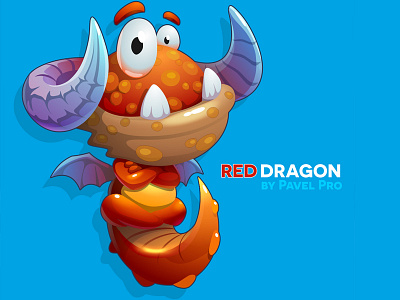 Red Dragon character dragon kid red