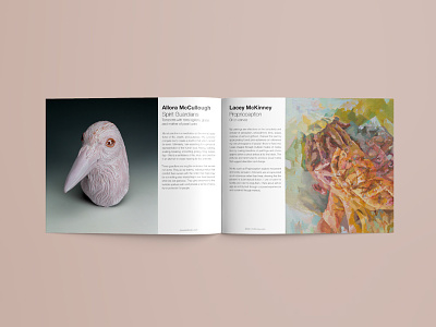 Press Pause – MFA Exhibit Catalogue brochure catalogue exhibit indesign layout mfa print spread typography
