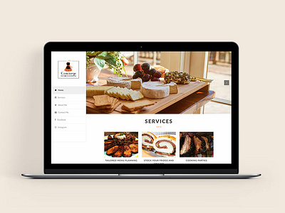 Concierge Home Cooking Website web design website wordpress