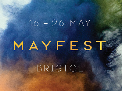 Mayfest Logo and Front Cover branding logo print programme