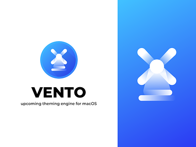 Vento appicon & logo design app design icon ios logo mac macos redesign theme vector