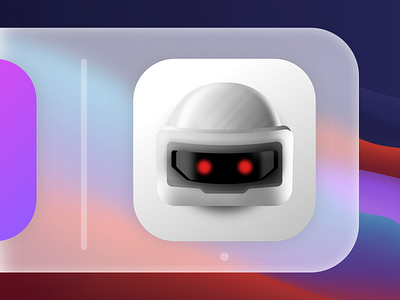 Robot - BigSur App icon 3dicon app appicon bigsur design icon logo macos macos big sur robot