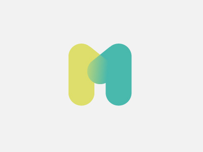Logo WIP — MonthOne branding flat fun green icon logo mark rounded