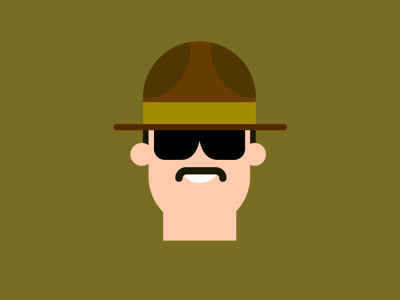 Sgt.Slaughter 90s characters illustration sgt slaughter wwf