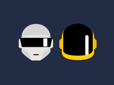 Daft Punk character daft punk electro illustration