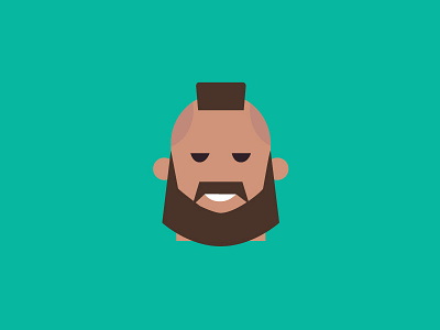 Zangief – Player 2 character design cute flat colour green illustration product designer typography retro street fighter vector zangief