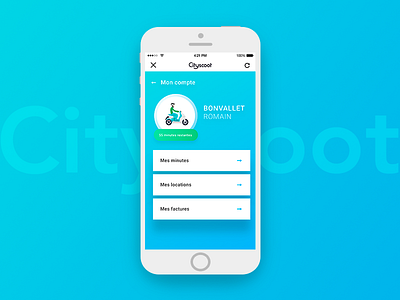 Cityscoot - My account
