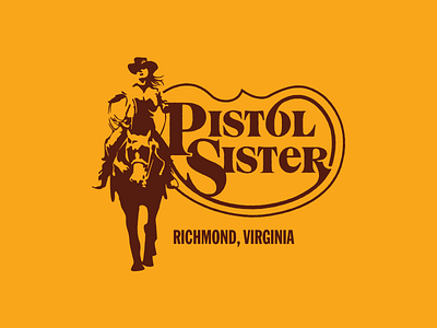 Pistol Sister Graphic branding design graphic design logo music richmond typography