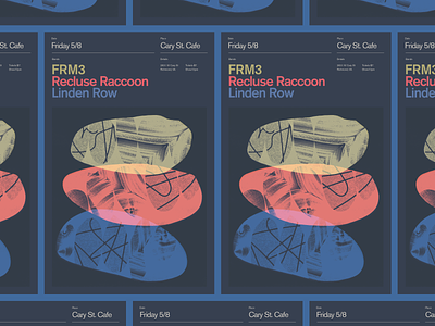 FRM3 Gig Poster flyer gig poster graphic design music richmond rva typography