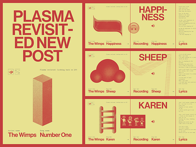 Plasma Revisited Social Media Graphics album art design graphic design music richmond rva social media design social media graphics typography
