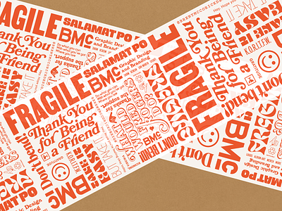 BMC Packaging Tape branding design richmond rva typography