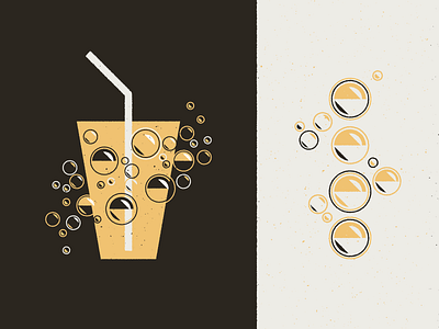 Bubbles & Treats Graphic design graphic design illustration seltzer
