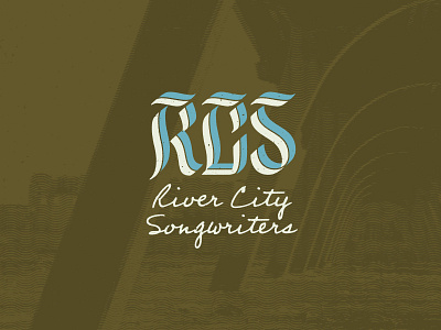 In Progress: River City Songwriters branding design graphic design identity logo music richmond rva typography