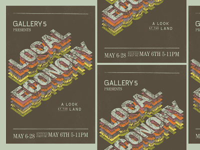 Gallery5 Local Economy Poster design graphic design poster richmond typography