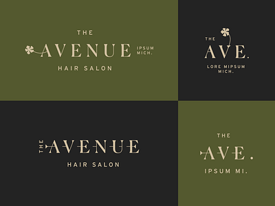 The Avenue WIP branding canela design logo