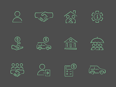 Bank Icon Set design icon set icons