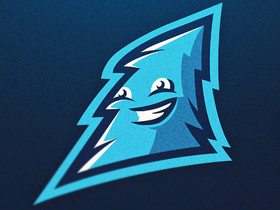 'blue tree' mascot logo