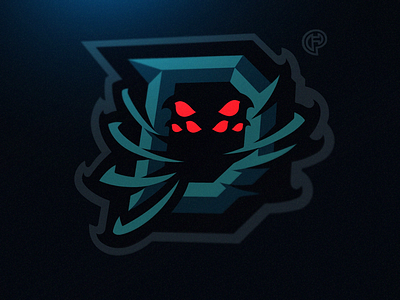 D + Spider (client work) d esports letter logo mascot mascotlogo spider