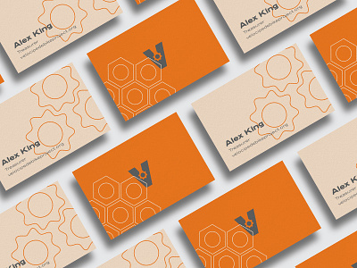 Velocipede Business Cards brand branding business cards icon identity logo