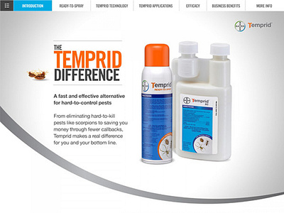 Bayer Temprid design interaction design ios ipad app sales support ui ux