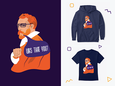 Van Gogh - "Was That You?" 2d adobe illustrator branding characterize color creative design drawing famous hoodie hoodie design illustration inspiration portrait tshirt tshirt design van gogh vector