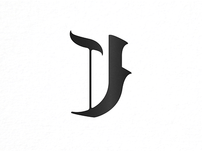 Personal Monogram branding identity j letter logo monogram type typography